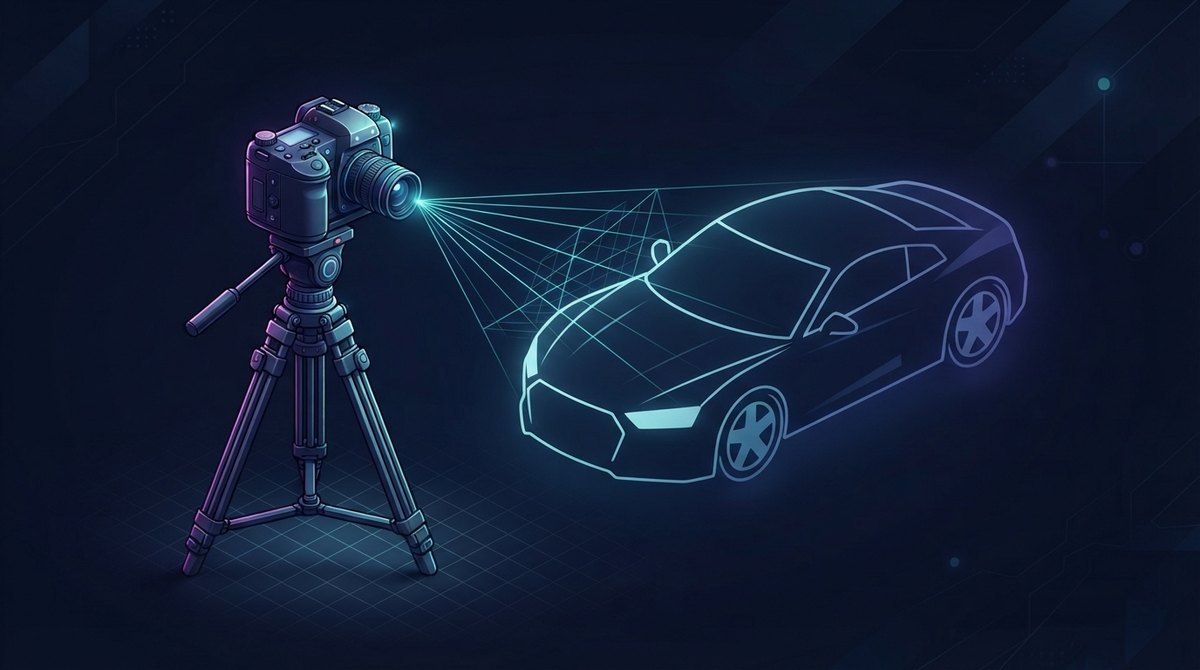 Ракурс для фотографии автомобиля