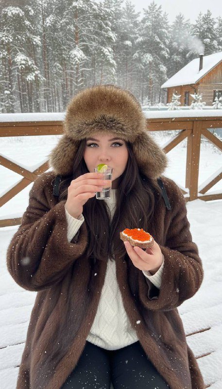 Зимний отдых в русском стиле